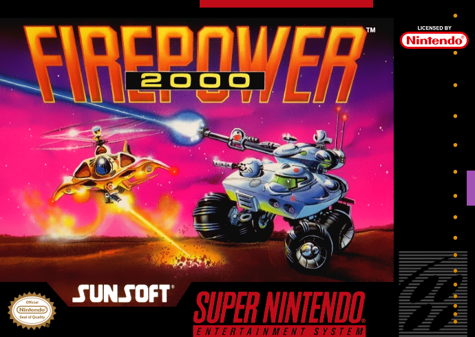 Firepower 2000 (Usa) Snes Print Poster