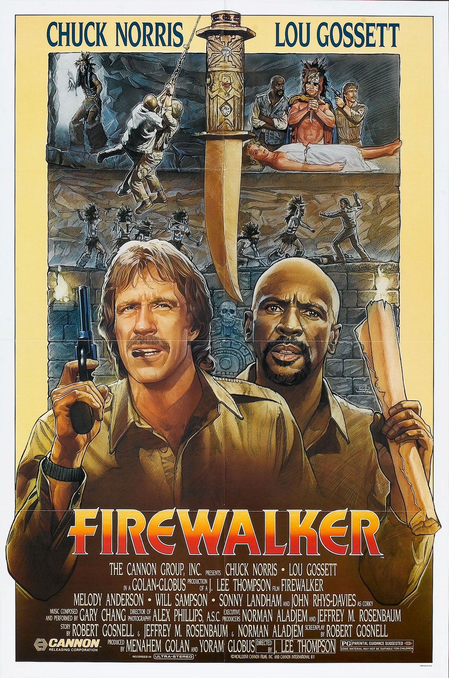 Firewalker 01 Movie Magnet