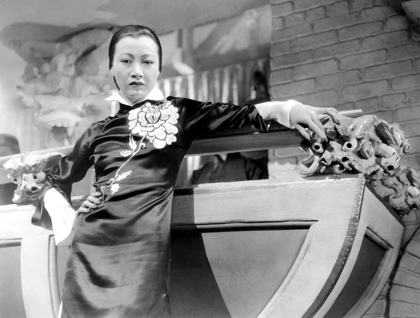 First Asian American Actress Anna May Wong 1934 Picture Magnet Print