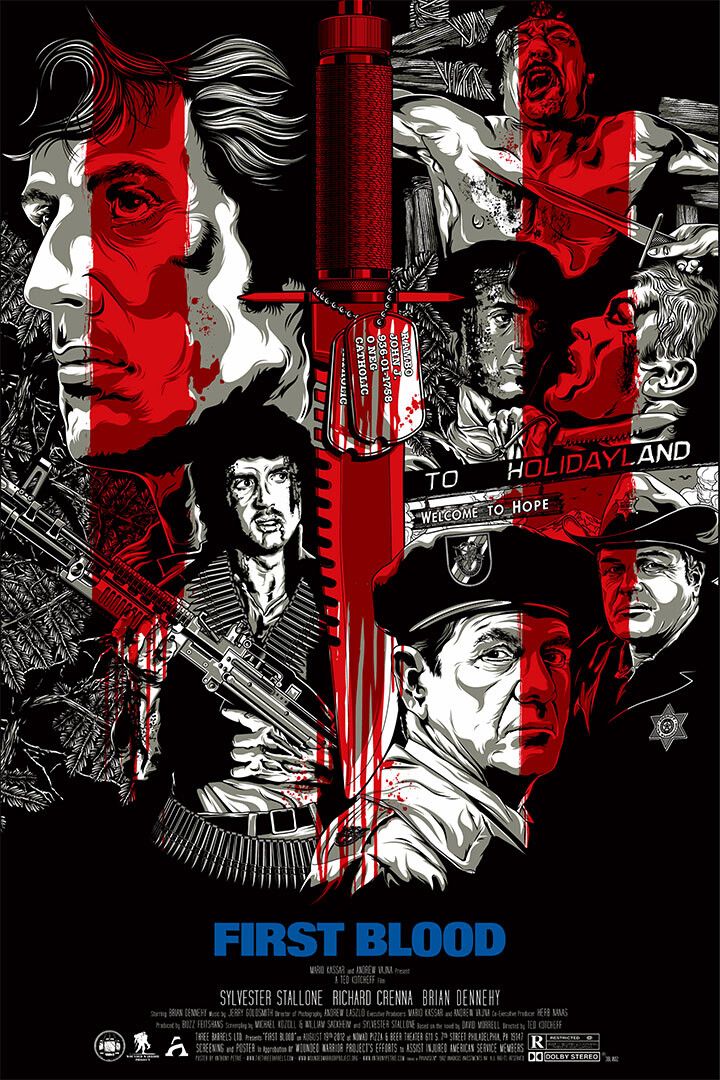 First Blood Movie Stallone Rambo Thriller Action Jigsaw Puzzle