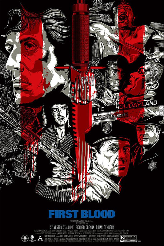 First Blood Movie Stallone Rambo Thriller Action Jigsaw Puzzle