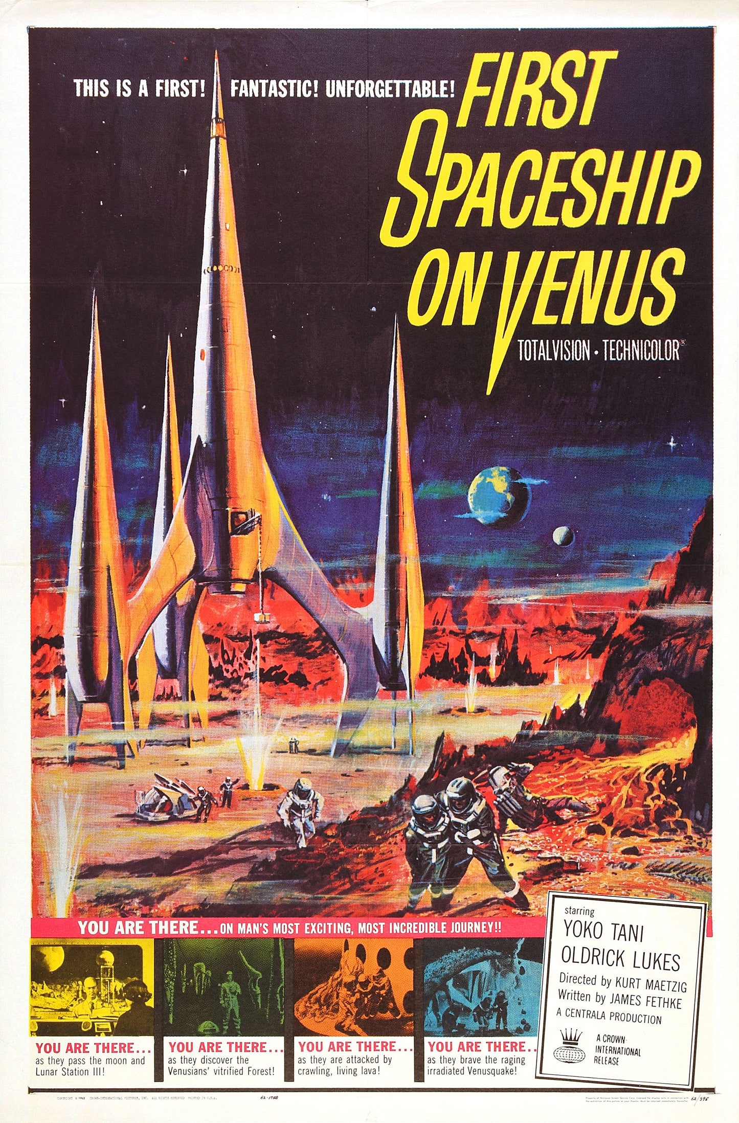 First Spaceship On Venus 01 Movie Magnet