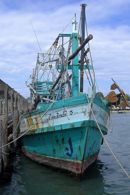 Fishing Boat In Newburyport Sea Print Jigsaw Puzzle