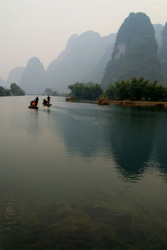 Fishing On The Li River Kwangsi Chuang Autonomous Reg Jigsaw Puzzle