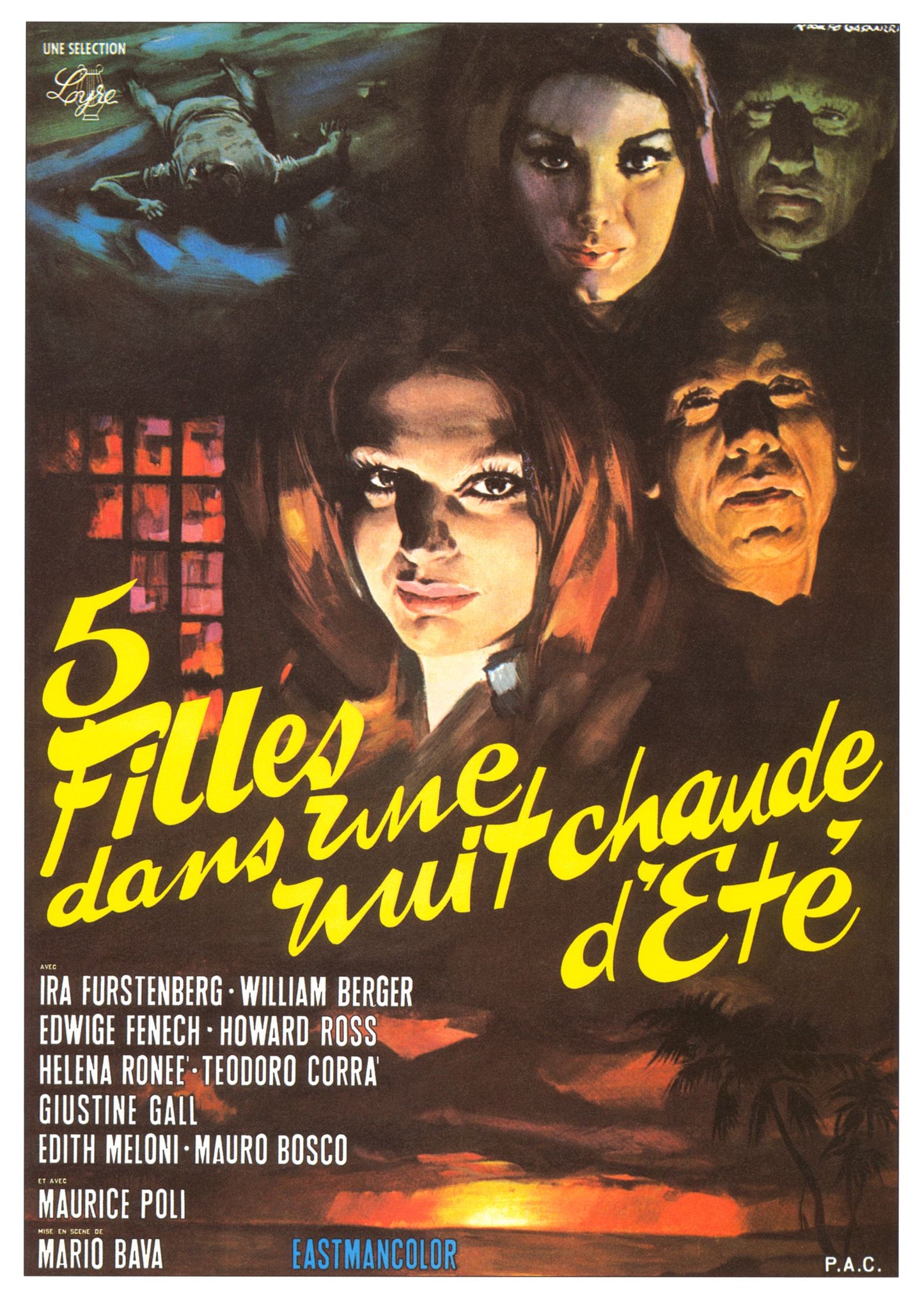 Five Dolls For An August Moon 01 Movie Magnet