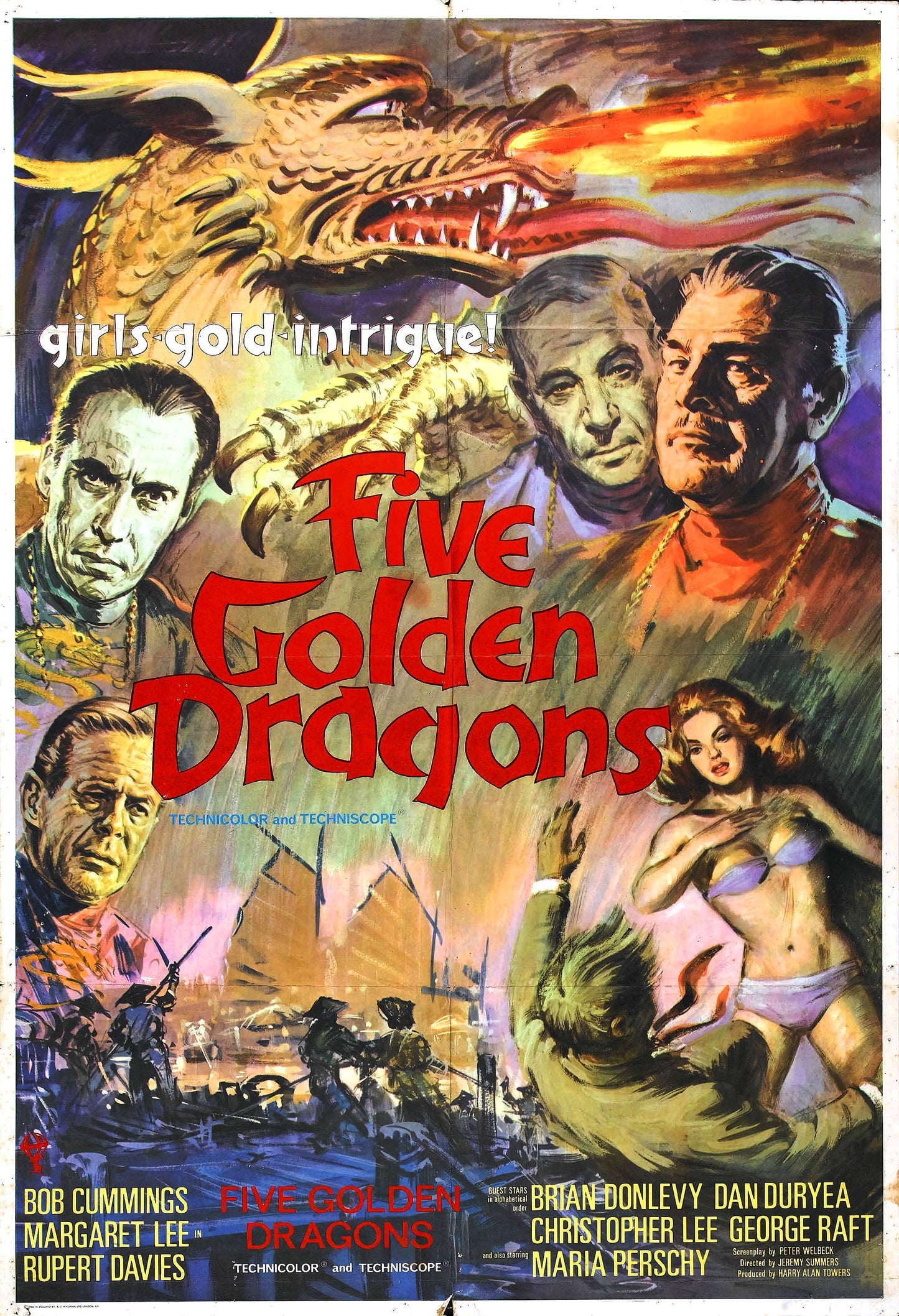 Five Golden Dragons 01 Movie Magnet