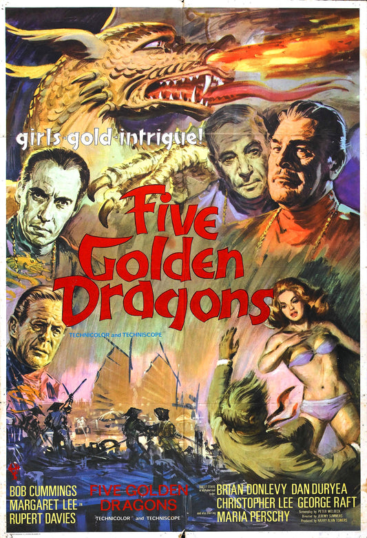 Five Golden Dragons 01 Movie Magnet