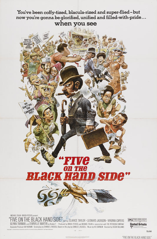 Five On Black Hand Side 01 Movie Magnet