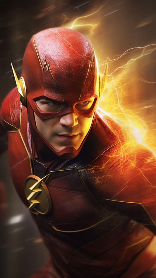 Flash Action Portrait Print Poster