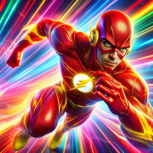 Flash Action Portrait (2) Print Poster