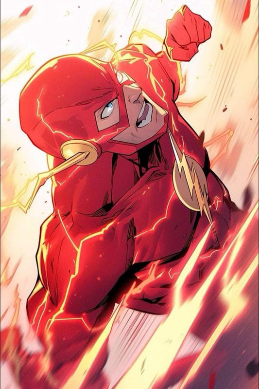 Flash Action Pose (4) Print Poster