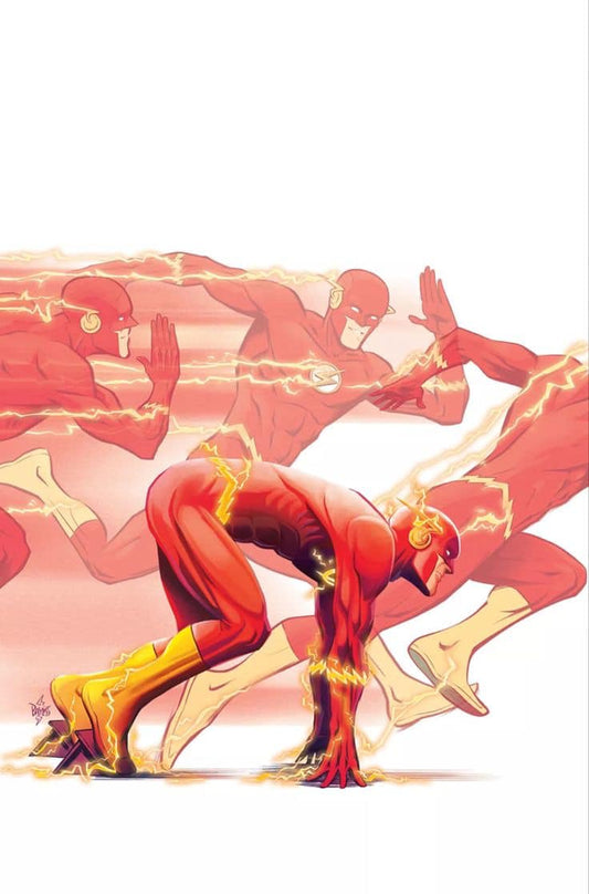 Flash Character Action Print Poster