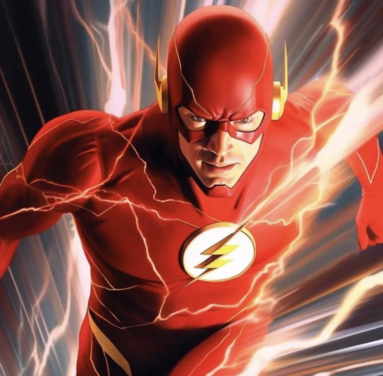 Flash Character Action (2) Print Poster