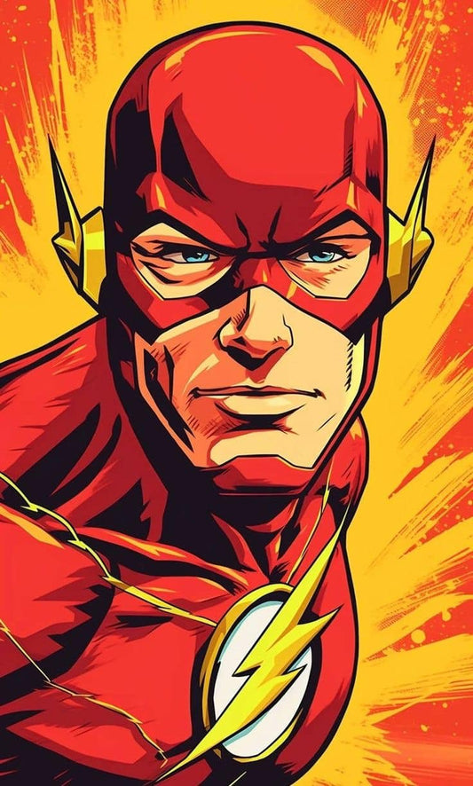 Flash Character Art (2) Print Poster