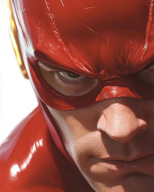 Flash Character Closeup Print Poster