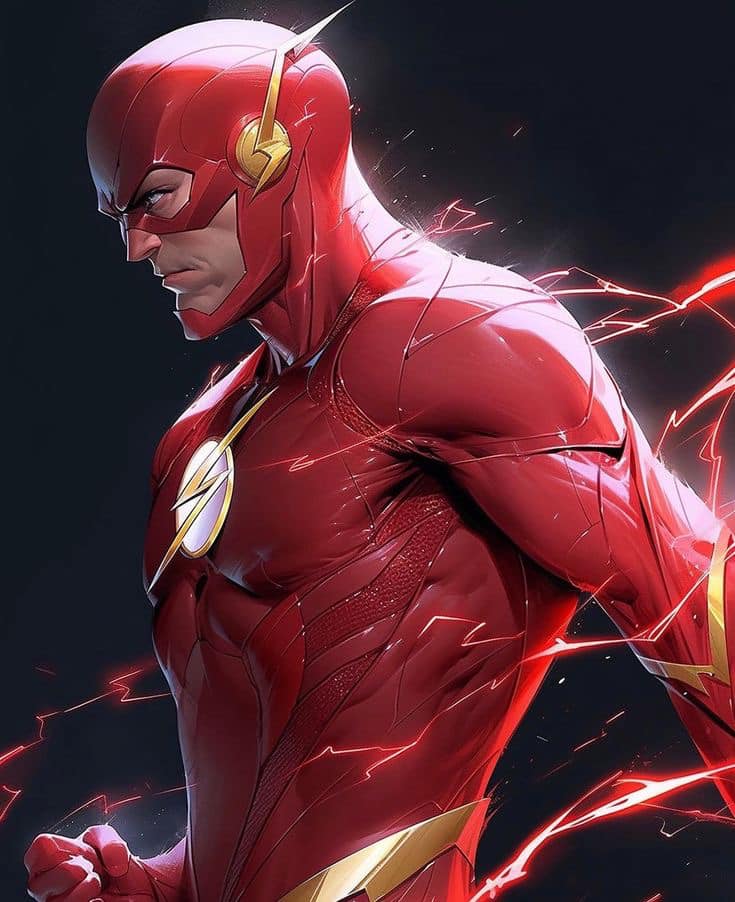 Flash Character Portrait (12) Print Poster