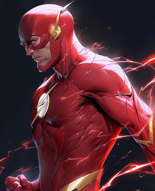 Flash Character Portrait (12) Print Poster