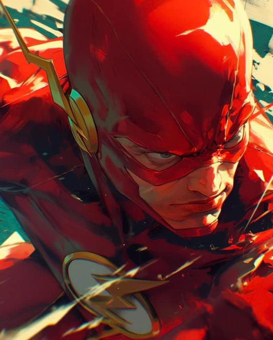 Flash Character Portrait (13) Print Poster