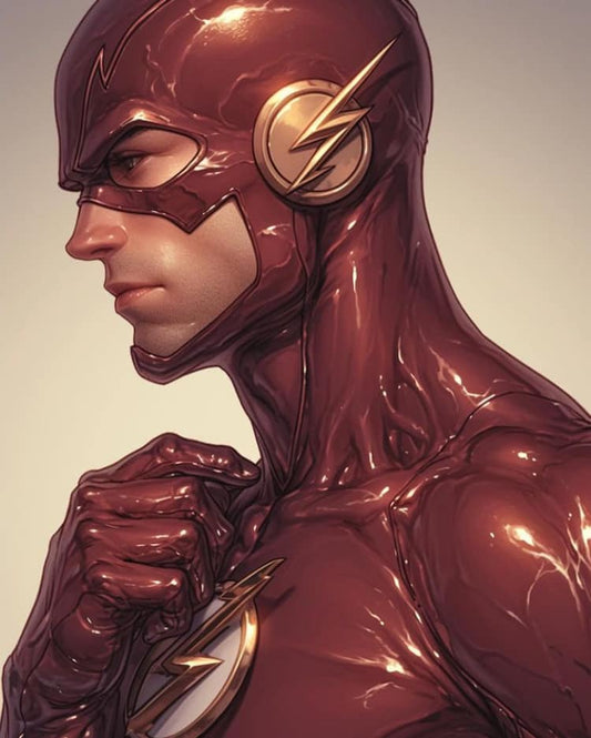 Flash Character Portrait (4) Print Poster