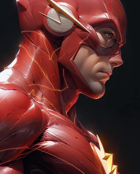 Flash Character Portrait (7) Print Poster