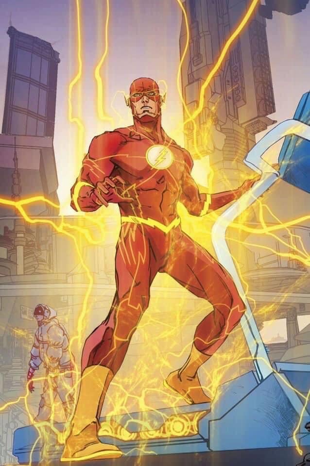 Flash Comic Action Illustration Print Poster