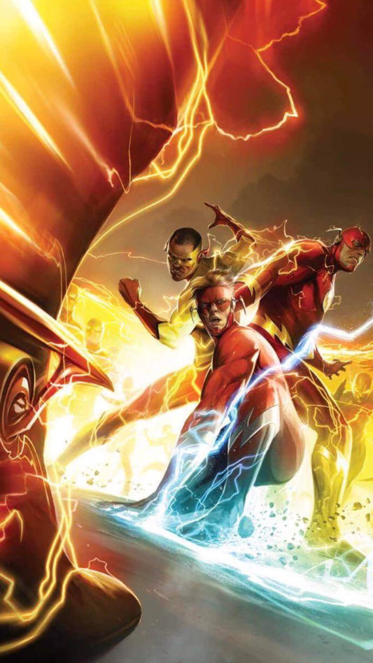 Flash Family Speedsters Print Poster