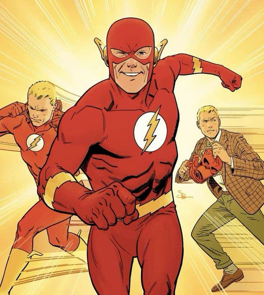 Flash Heroes Action Print Poster