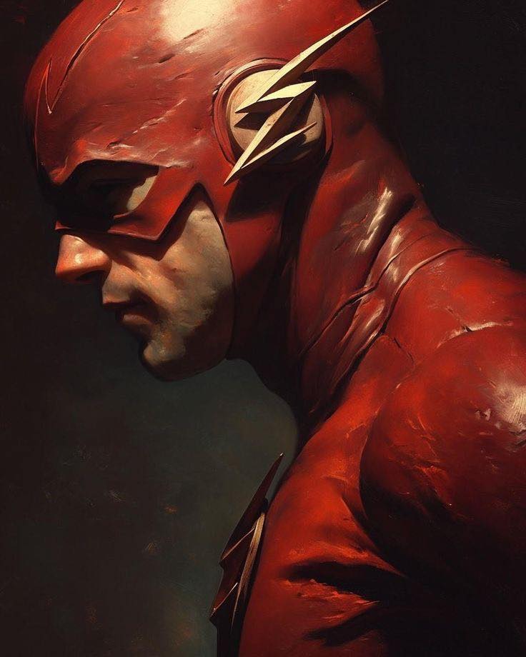 Flash Portrait Print Poster