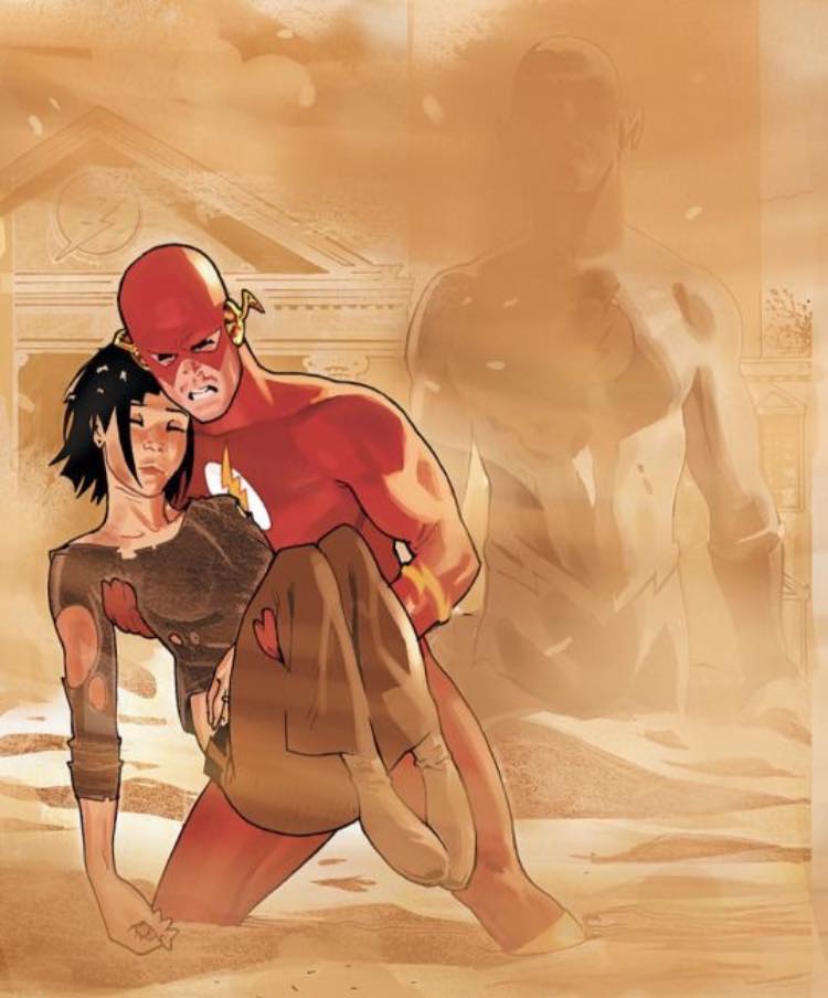Flash Rescue Scene Print Poster