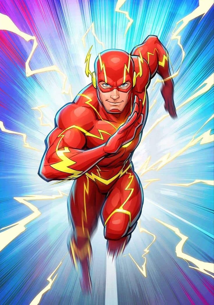 Flash Running Action Art Jigsaw Puzzle