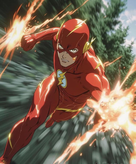 Flash Speedster Action Print Poster