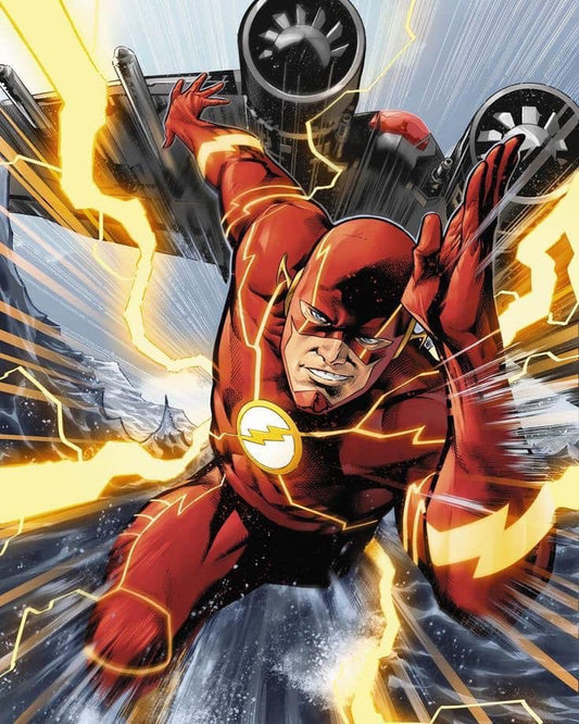 Flash Speedster Action Hero Print Poster