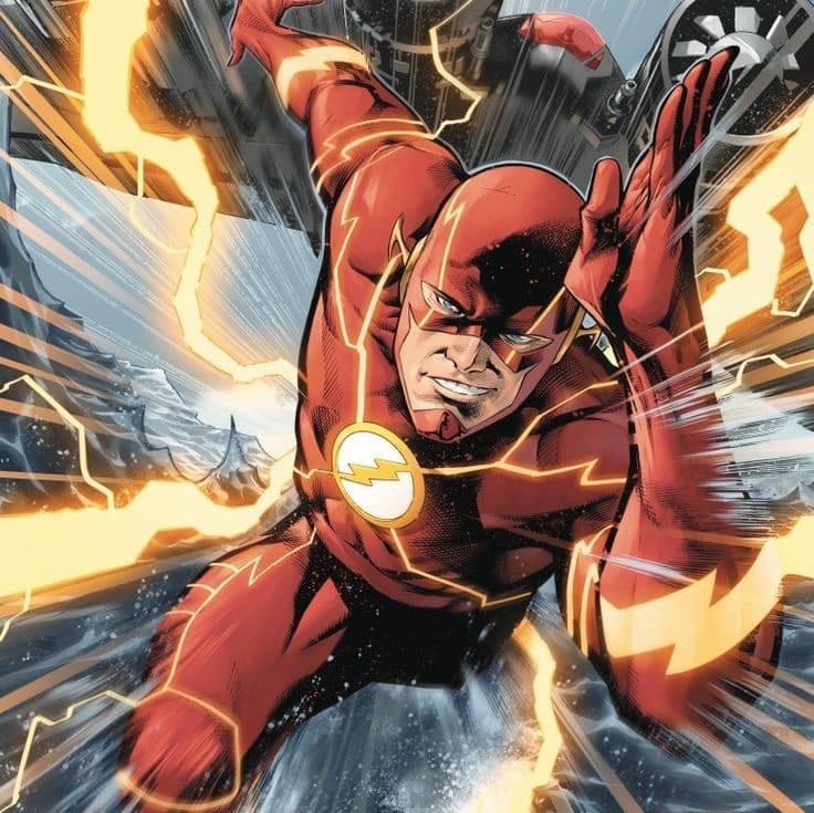 Flash Speedster Action (3) Print Poster