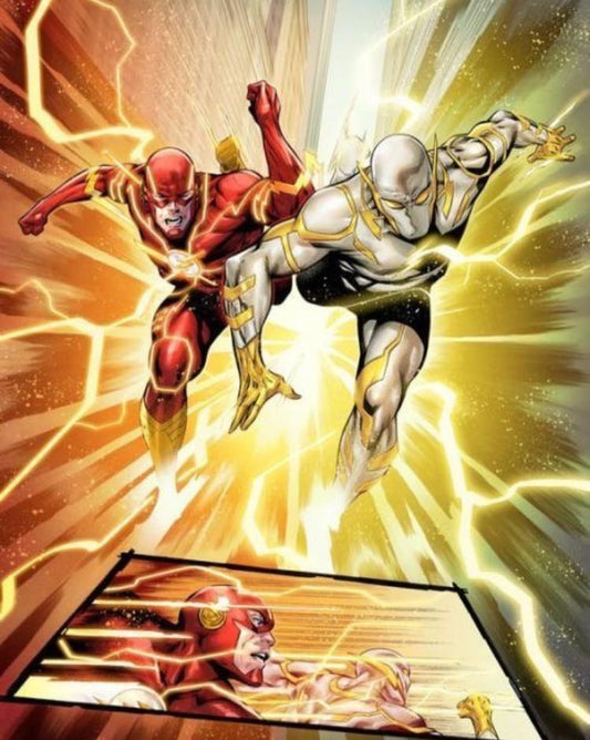 Flash Speedsters Race Print Poster