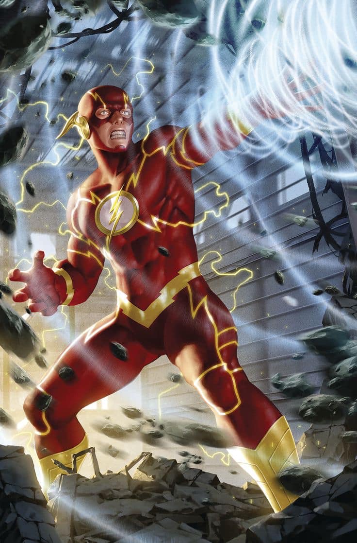 Flash Superhero Action Scene Jigsaw Puzzle