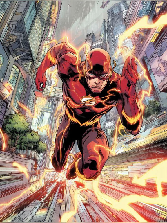 Flash Lightning Run 3581 Print Poster