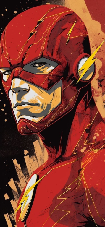 Flash Lightning Speedster 2023 Print Poster