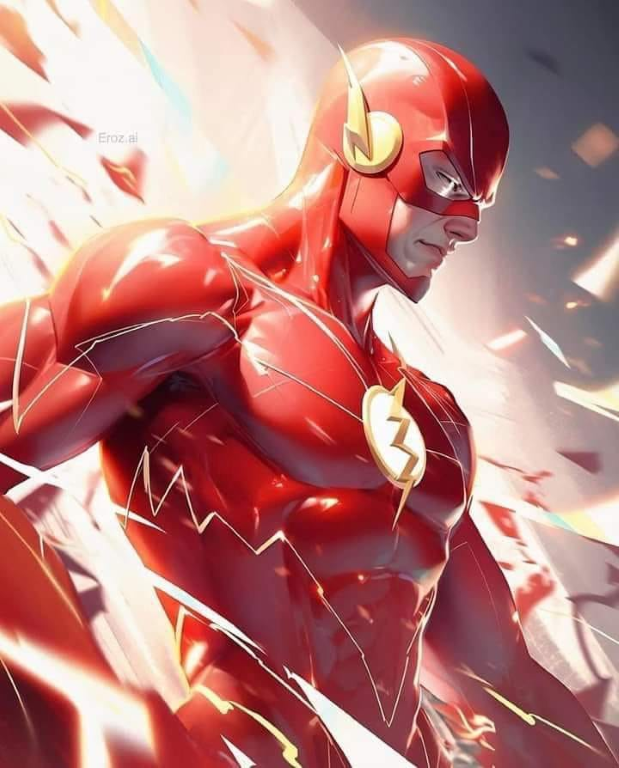Flash Red Speedster 392 Print Poster