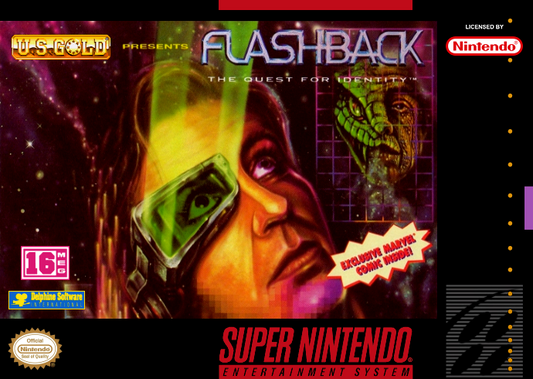Flashback The Quest For Identity (Usa) Snes Print Poster