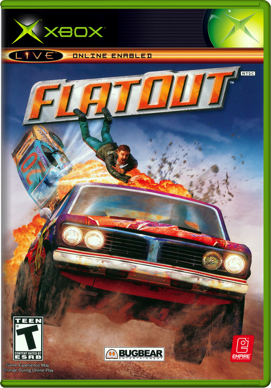 Flatout Xbox Print Poster