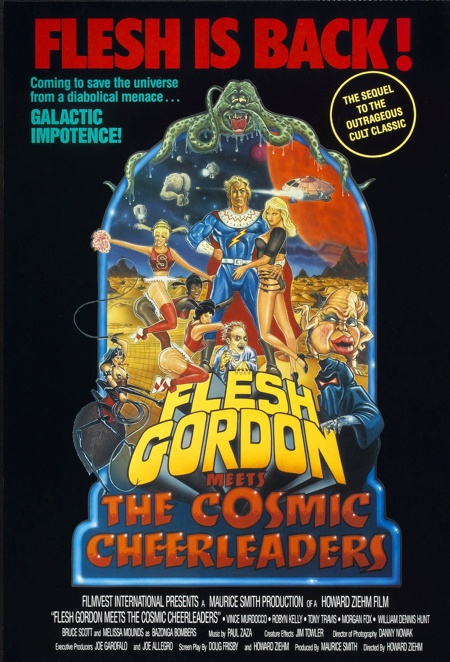 Flesh Gordon Meets The Cosmic Cheerleaders 01 Movie Magnet