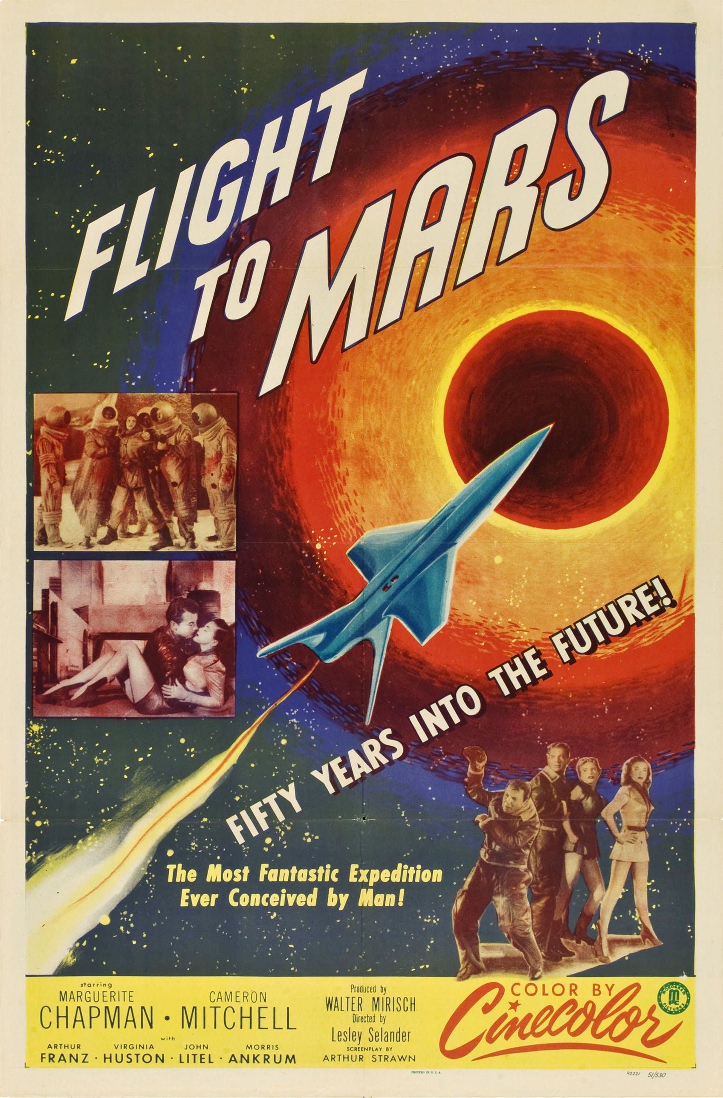 Flight To Mars 01 Movie Magnet