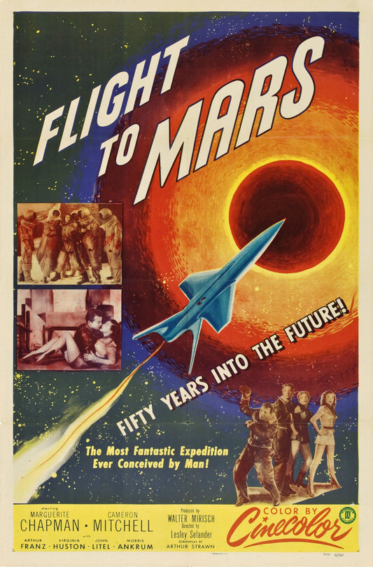 Flight To Mars 01 Movie Magnet