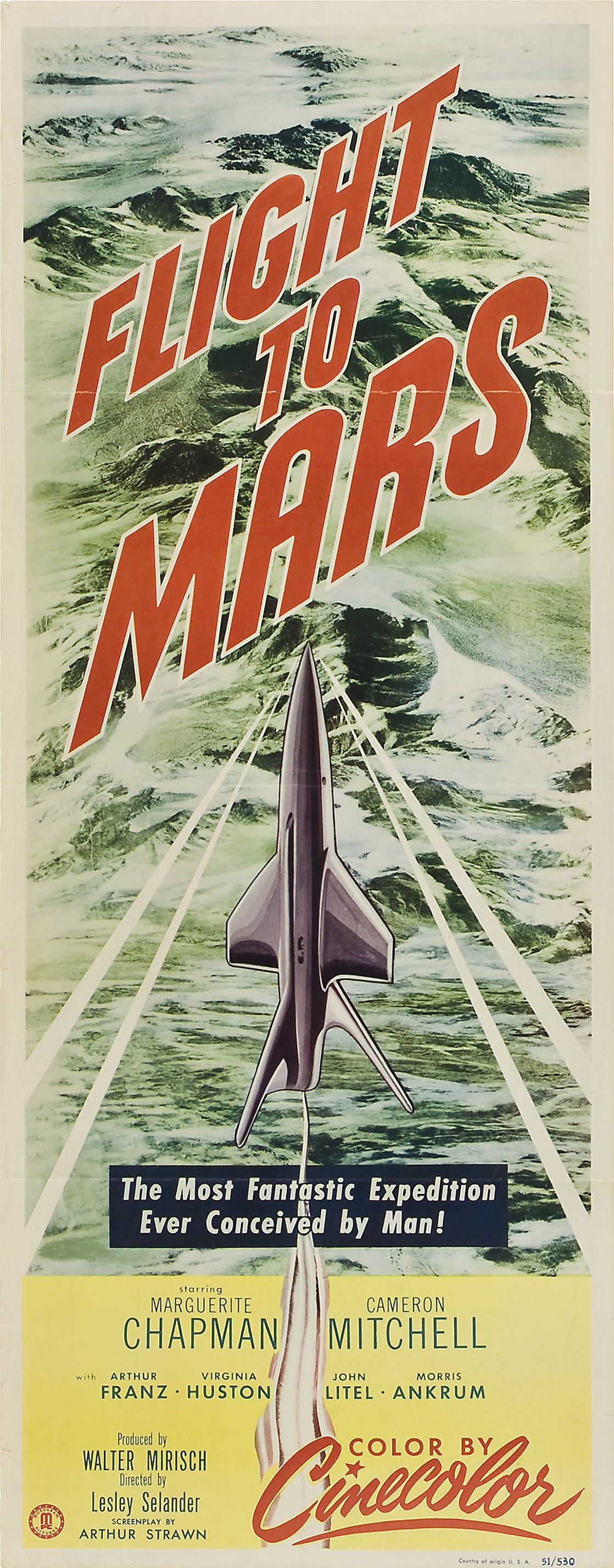 Flight To Mars 02 Movie Magnet