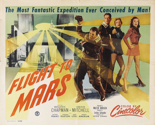 Flight To Mars 03 Movie Magnet
