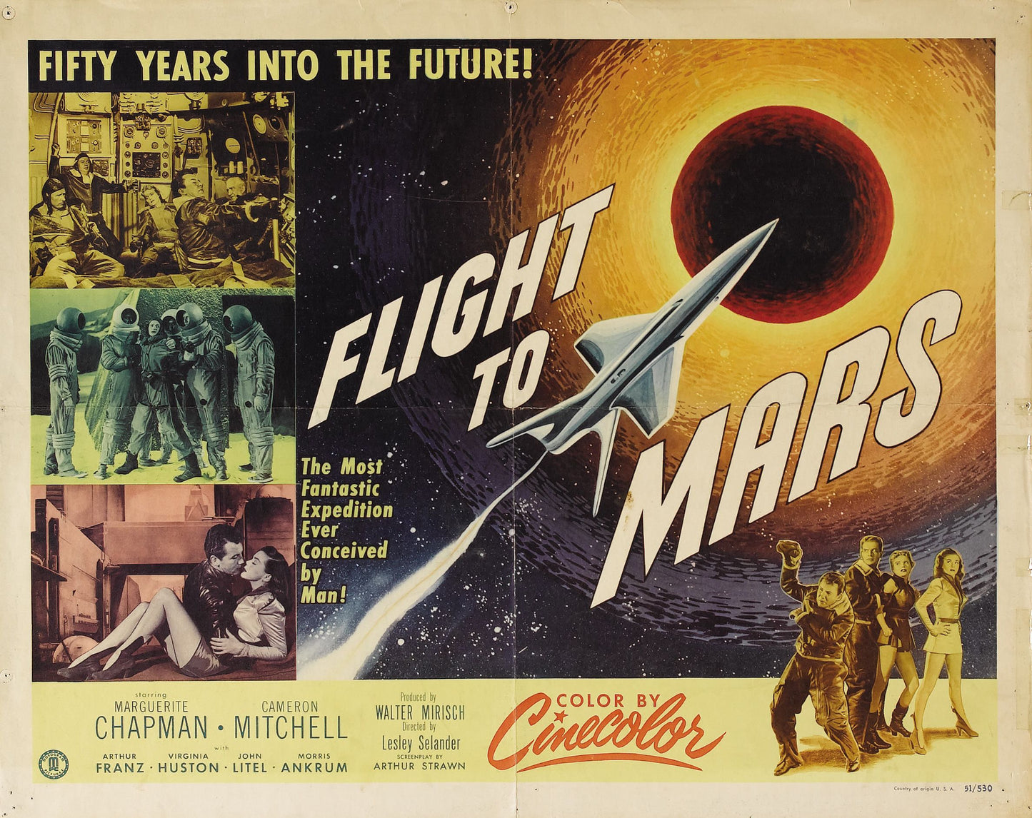 Flight To Mars 04 Movie Keychain