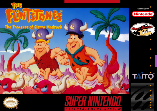 Flintstones, The The Treasure Of Sierra Madrock (Usa) Snes Print Poster