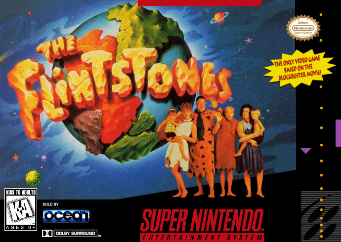 Flintstones, The (Usa) Snes Print Poster