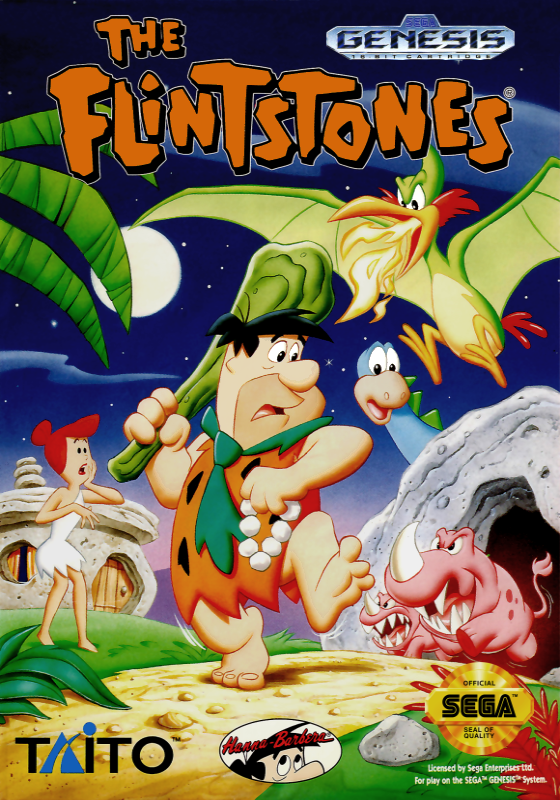 Flintstones, The (Usa) Genesis Print Poster