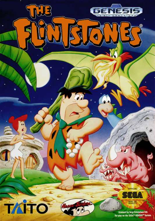 Flintstones, The (Usa) Genesis Print Poster